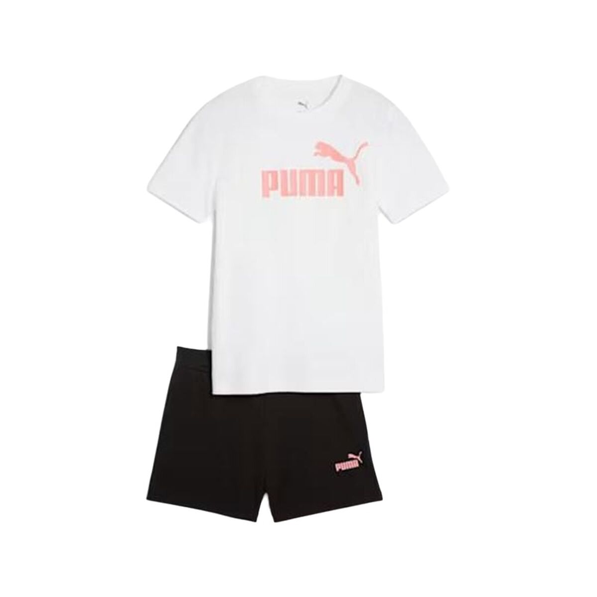 Conjunto Desportivo para Crianças Puma Essentials No.1 Logo An Branco
