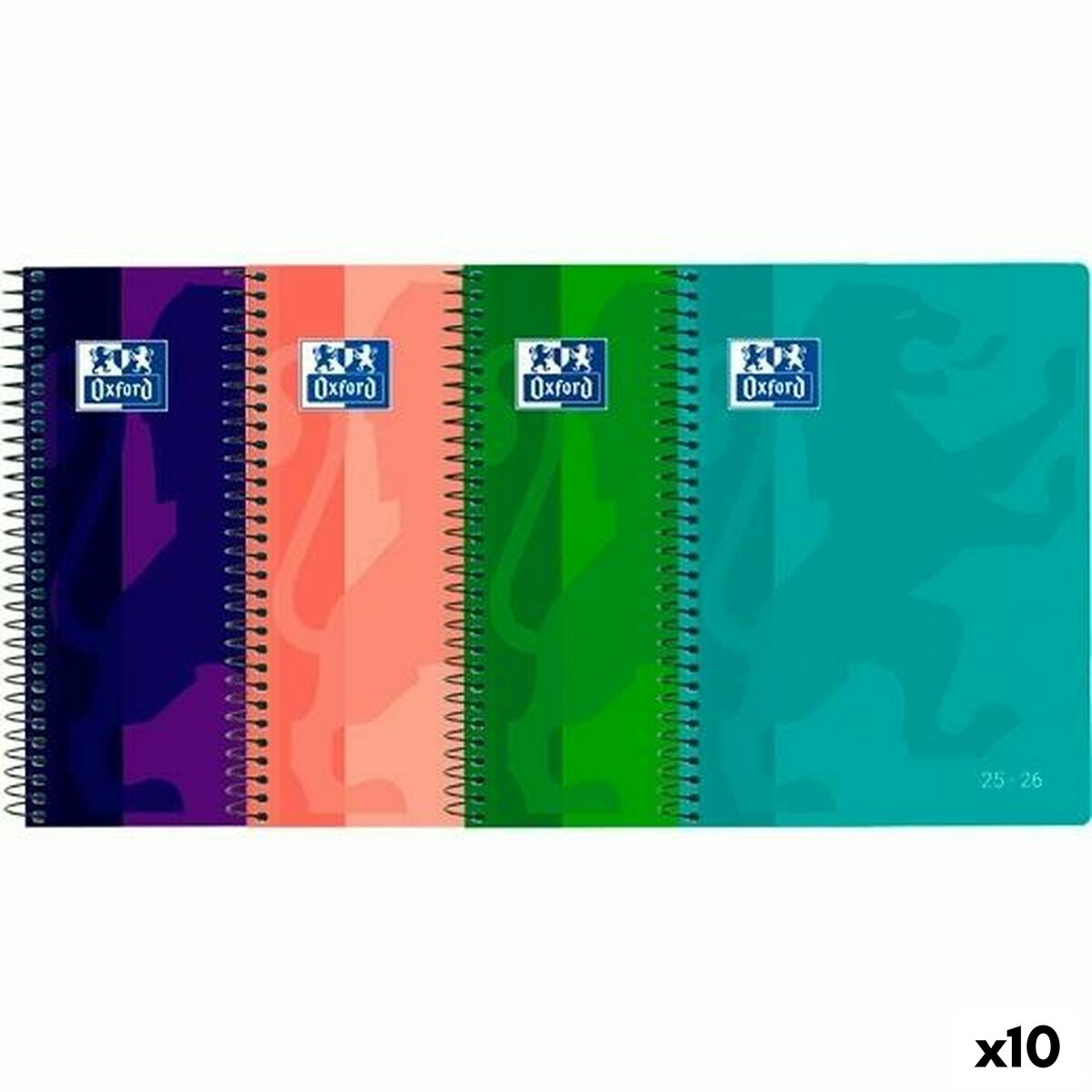 Agenda Oxford SCHOOL 1/4 15 x 21 cm 2025-2026 (10 Unidades)