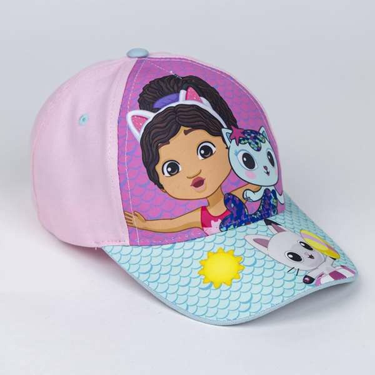 Boné Infantil Gabby's Dollhouse Cor de Rosa