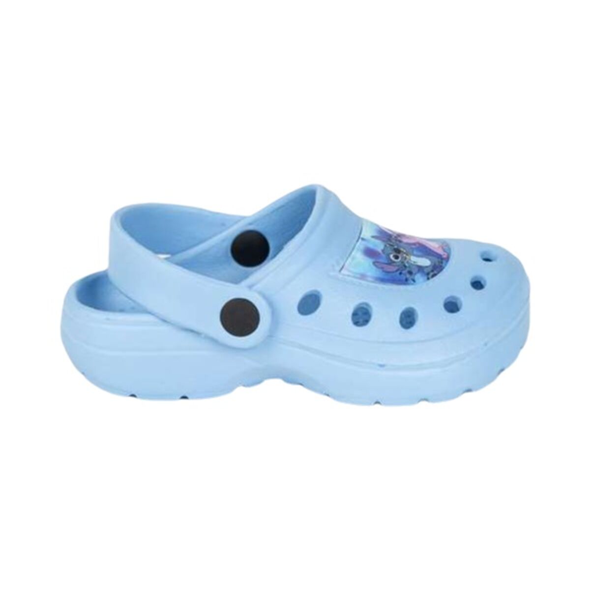 Tamancos Stitch Azul Claro