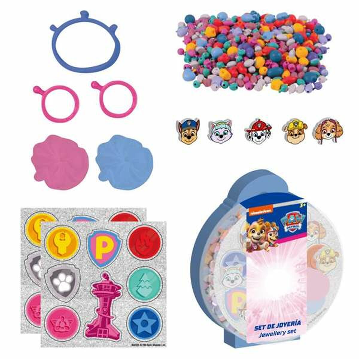 Kit Criação de Pulseiras e Colares The Paw Patrol 17 x 20 x 5 cm