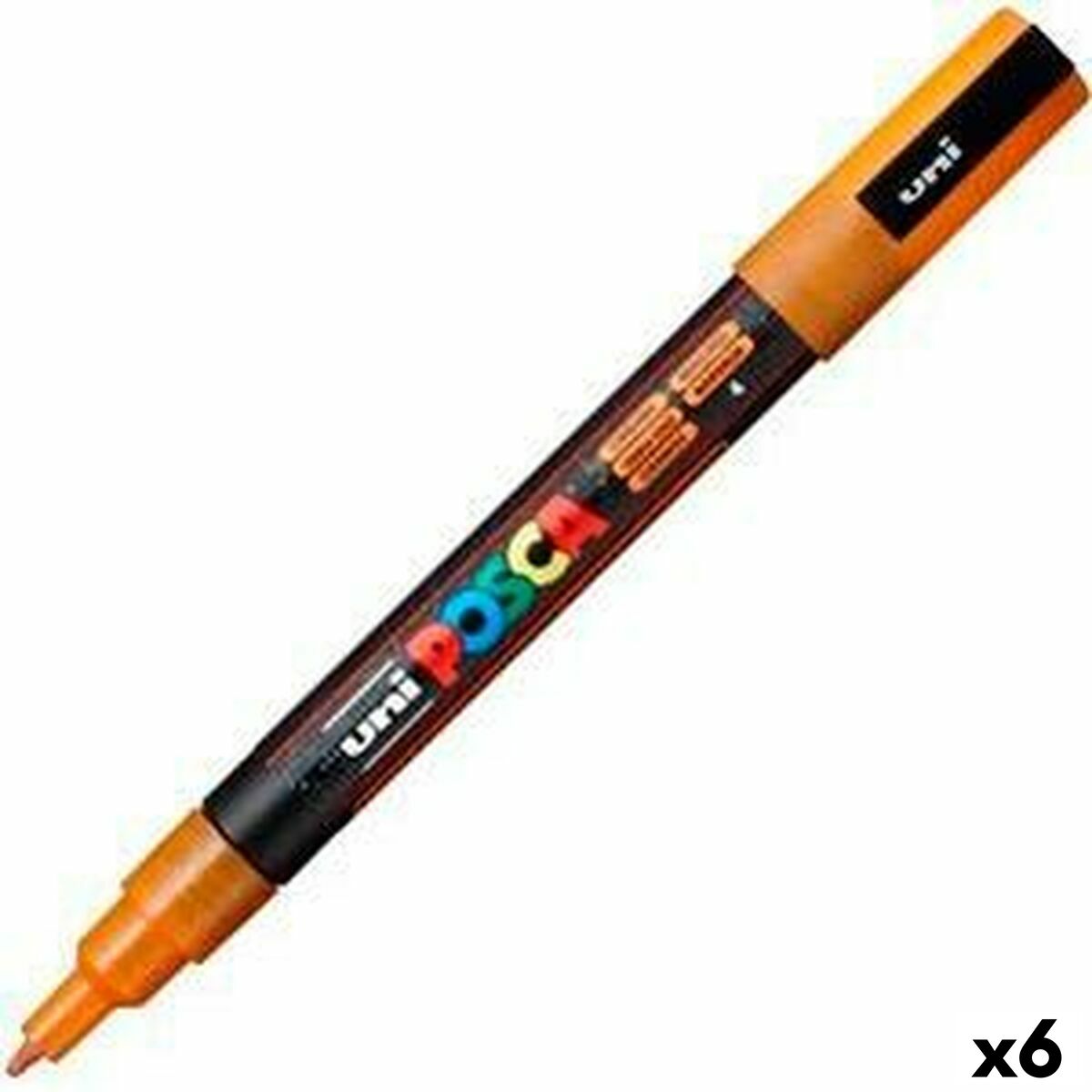Marcador POSCA PC-3ML Amarelo (6 Unidades)