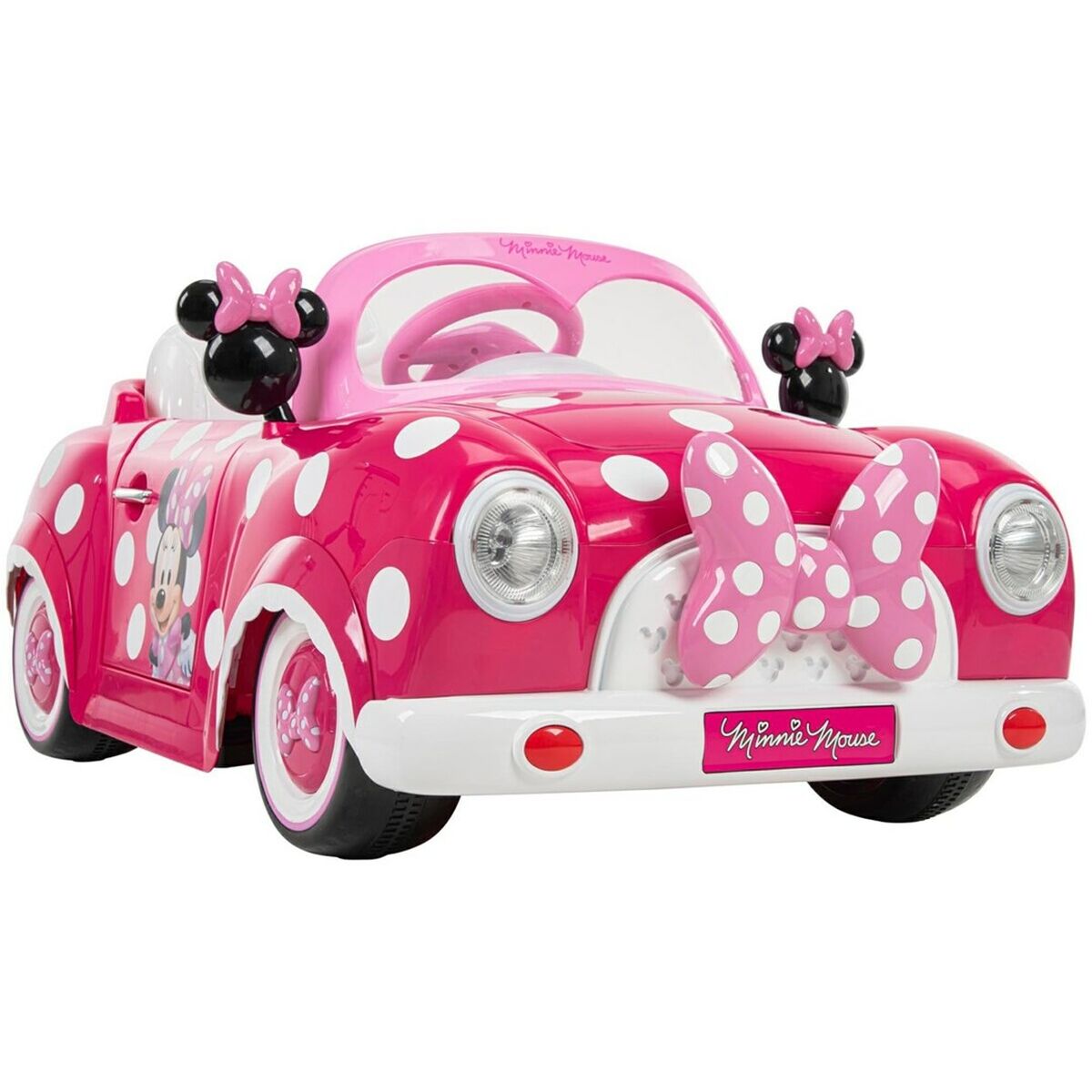 Carro elétrico para crianças Huffy 17315W Branco Preto Cor de Rosa
