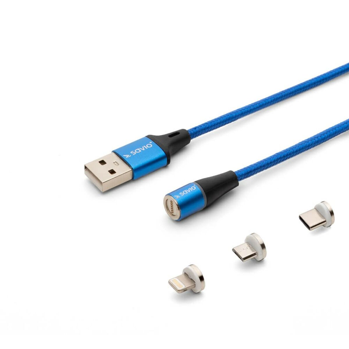 Cabo USB Savio CL-157 Azul 2 m