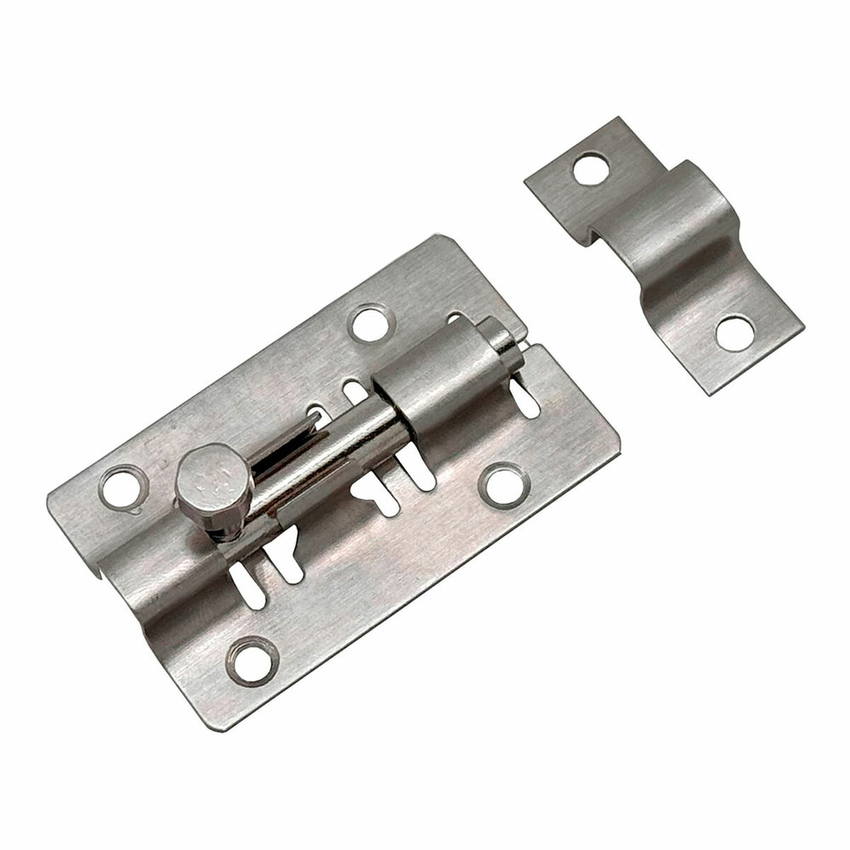 Aldraba para porta EDM 86077 ps15 Aço inoxidável 100 mm