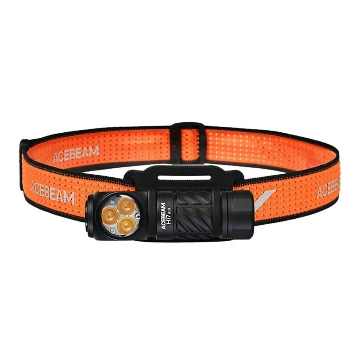 Lanterna LED para a Cabeça Acebeam H17 2.0 Preto Laranja