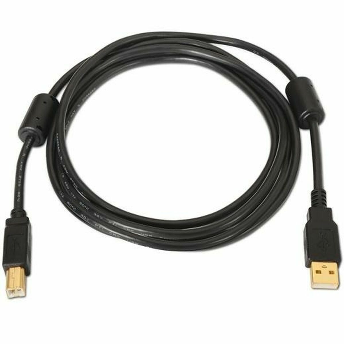 Cabo USB A para USB B Aisens A101-0011 Preto 5 m