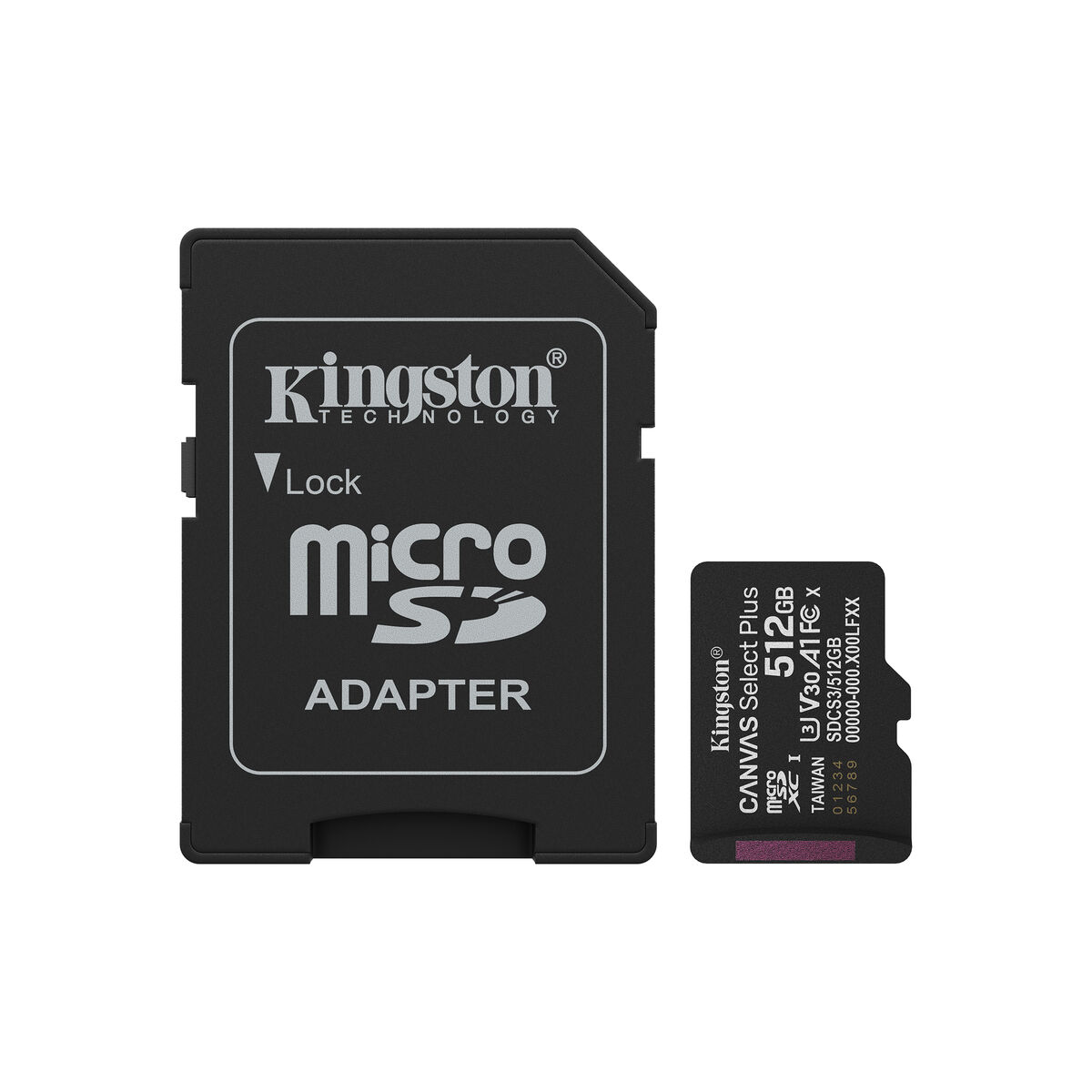 Cartão de Memória Micro SD com Adaptador Kingston SDCS3/512GB 512