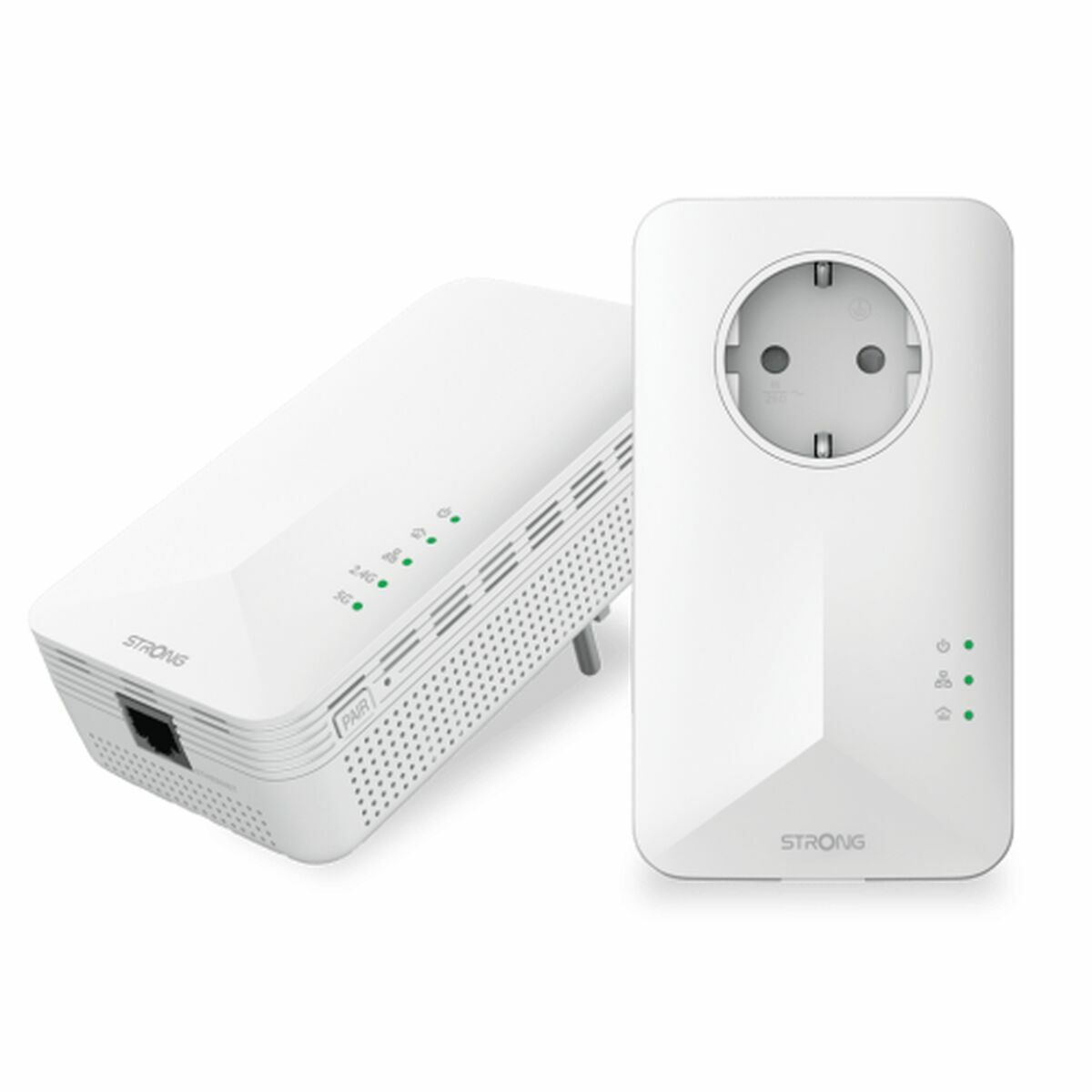 Adaptador PLC STRONG POWERL1000WFDUOEUV2 Branco (2 Unidades)