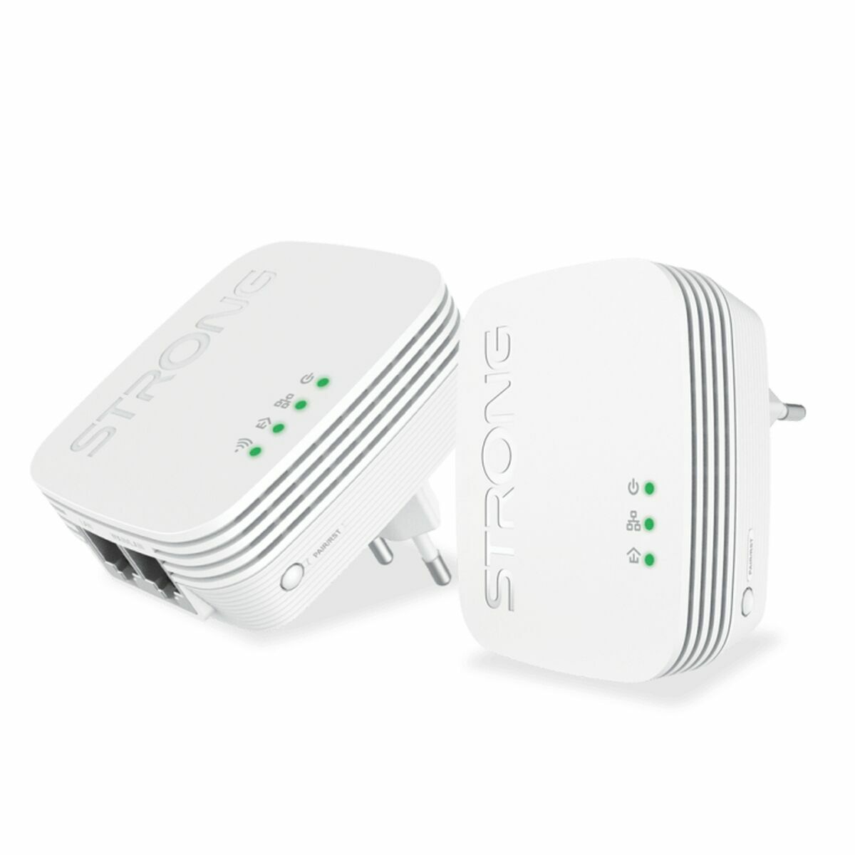 Adaptador PLC STRONG POWERLWF600DUOMINI Branco (2 Unidades)