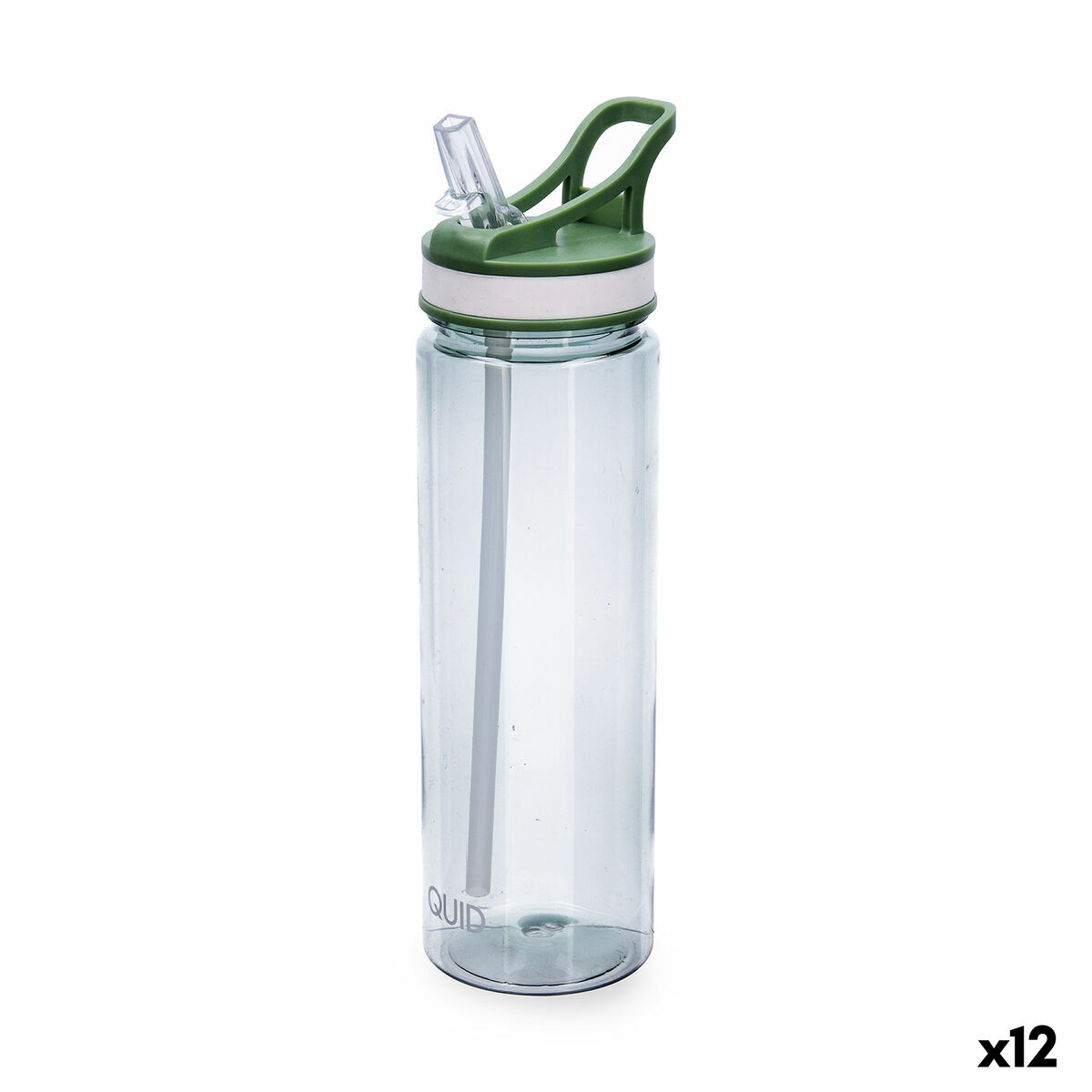 Garrafa de água Quid Quidate Verde Plástico 700 ml (12 Unidades)