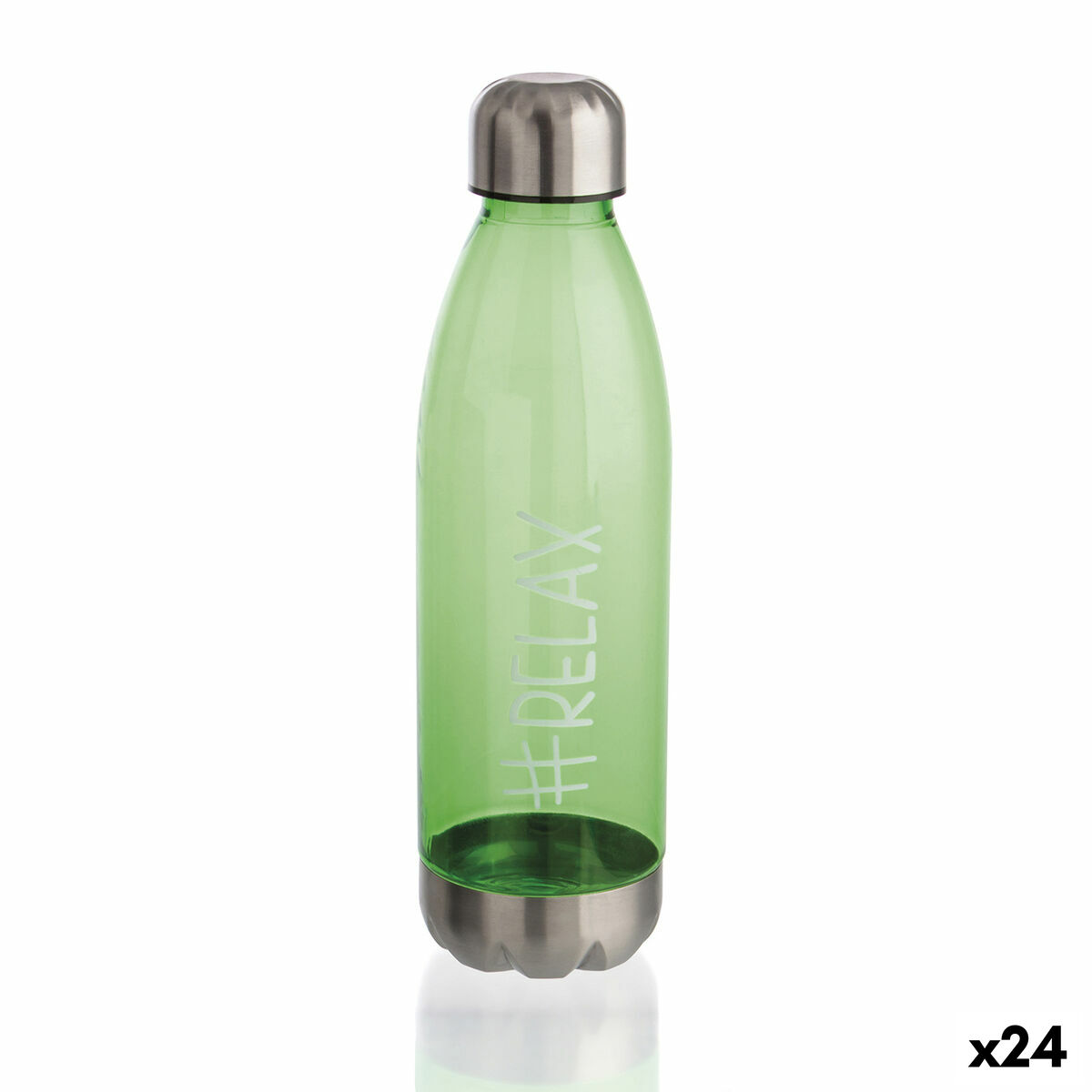 Garrafa de água Quid Quidate Verde Plástico 750 ml (24 Unidades)