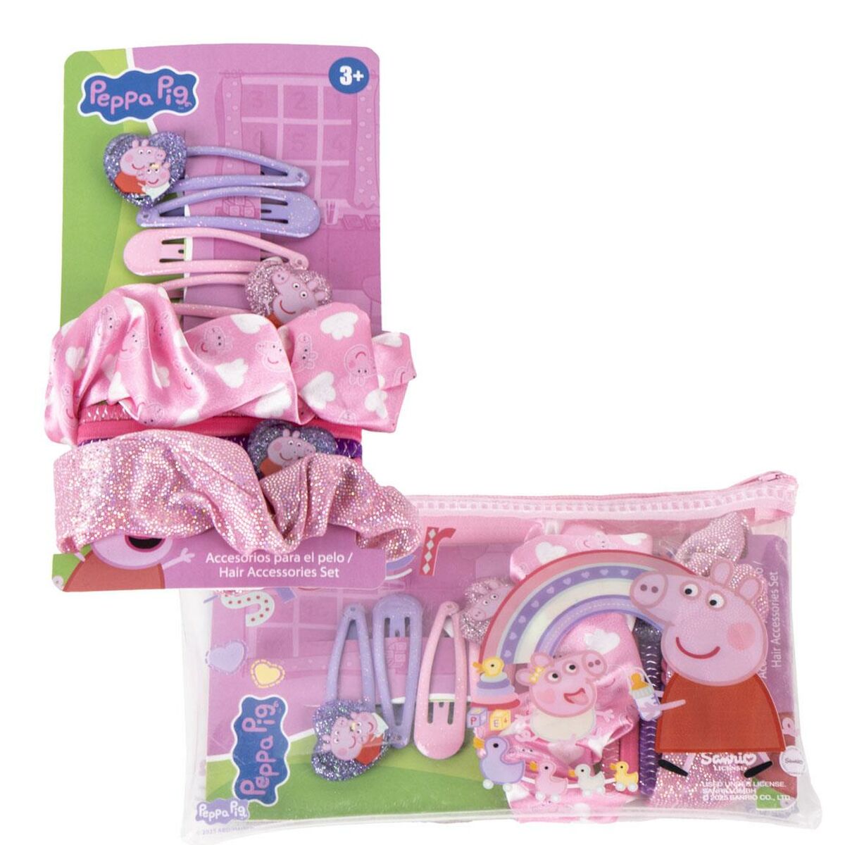 Acessórios para o Cabelo Peppa Pig Cor de Rosa 10 Peças