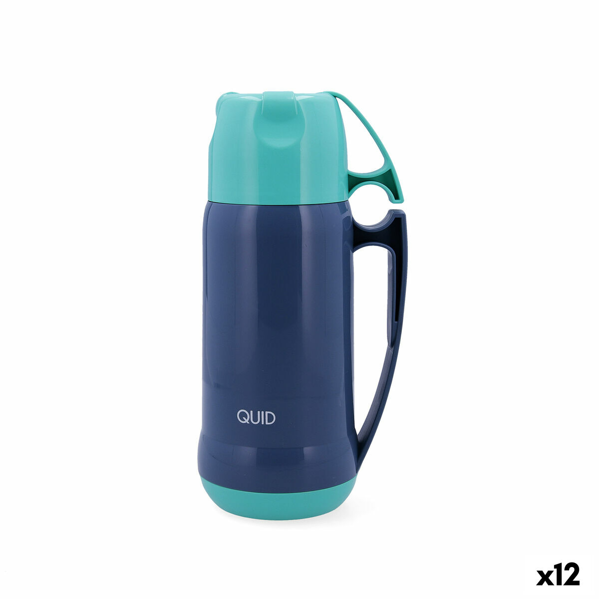 Termo Quid Ciclon Turquesa 650 ml (12 Unidades)