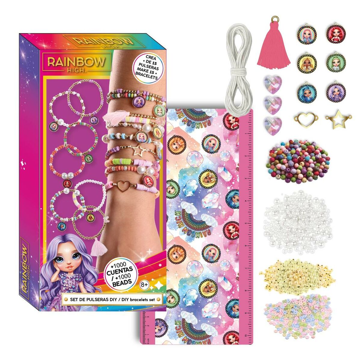 Kit Criação de Pulseiras Rainbow High