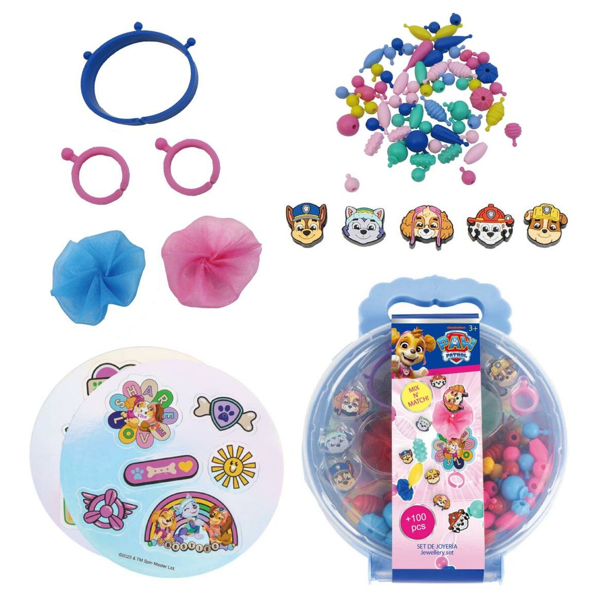 Missangas The Paw Patrol Multicomposição