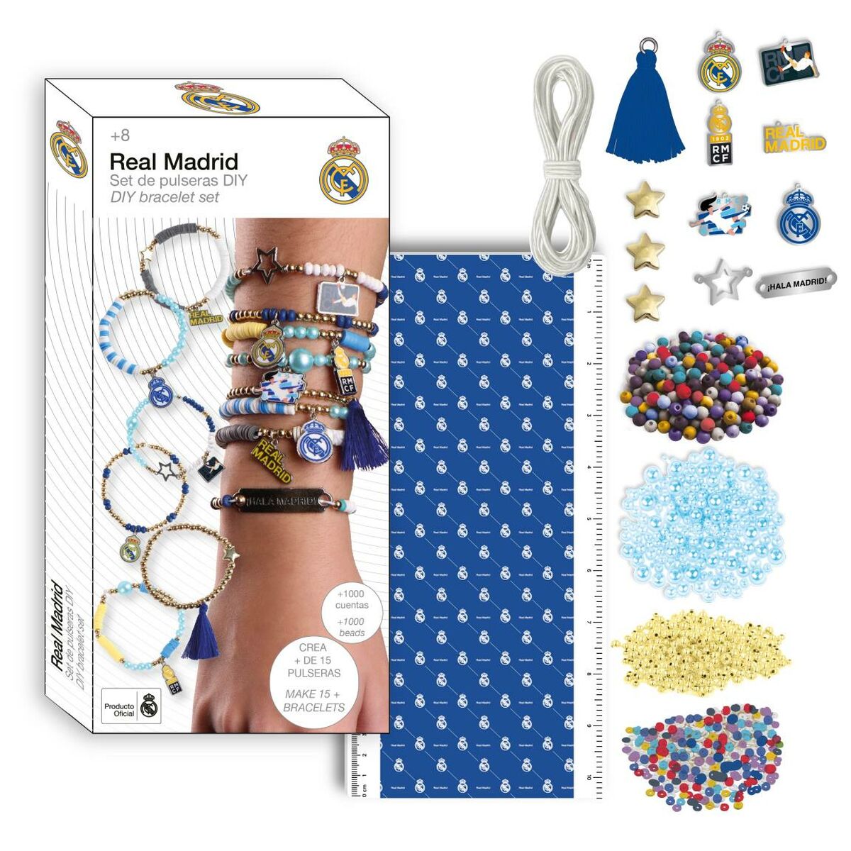 Kit Criação de Pulseiras Real Madrid C.F.