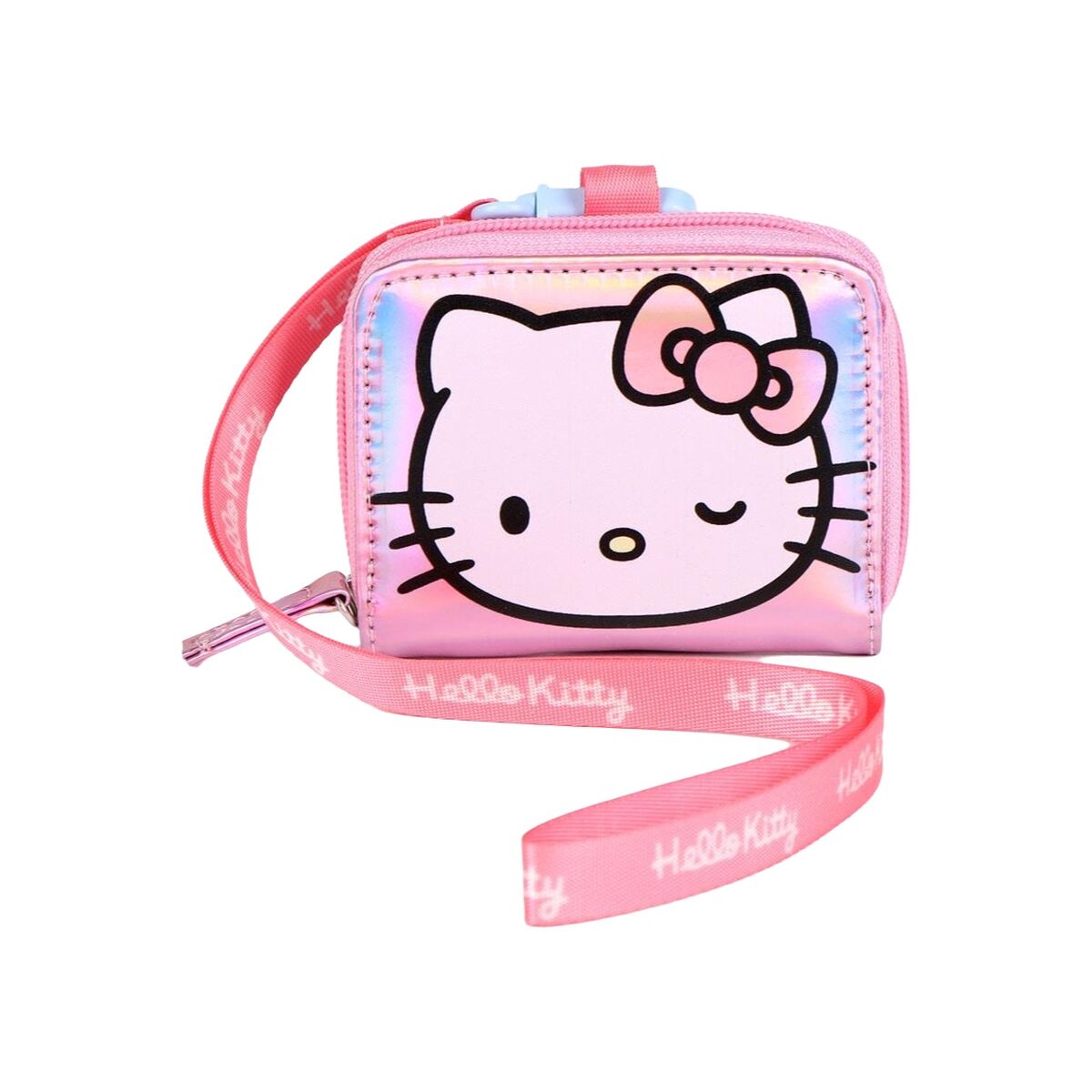 Porta-moedas Hello Kitty Cor de Rosa