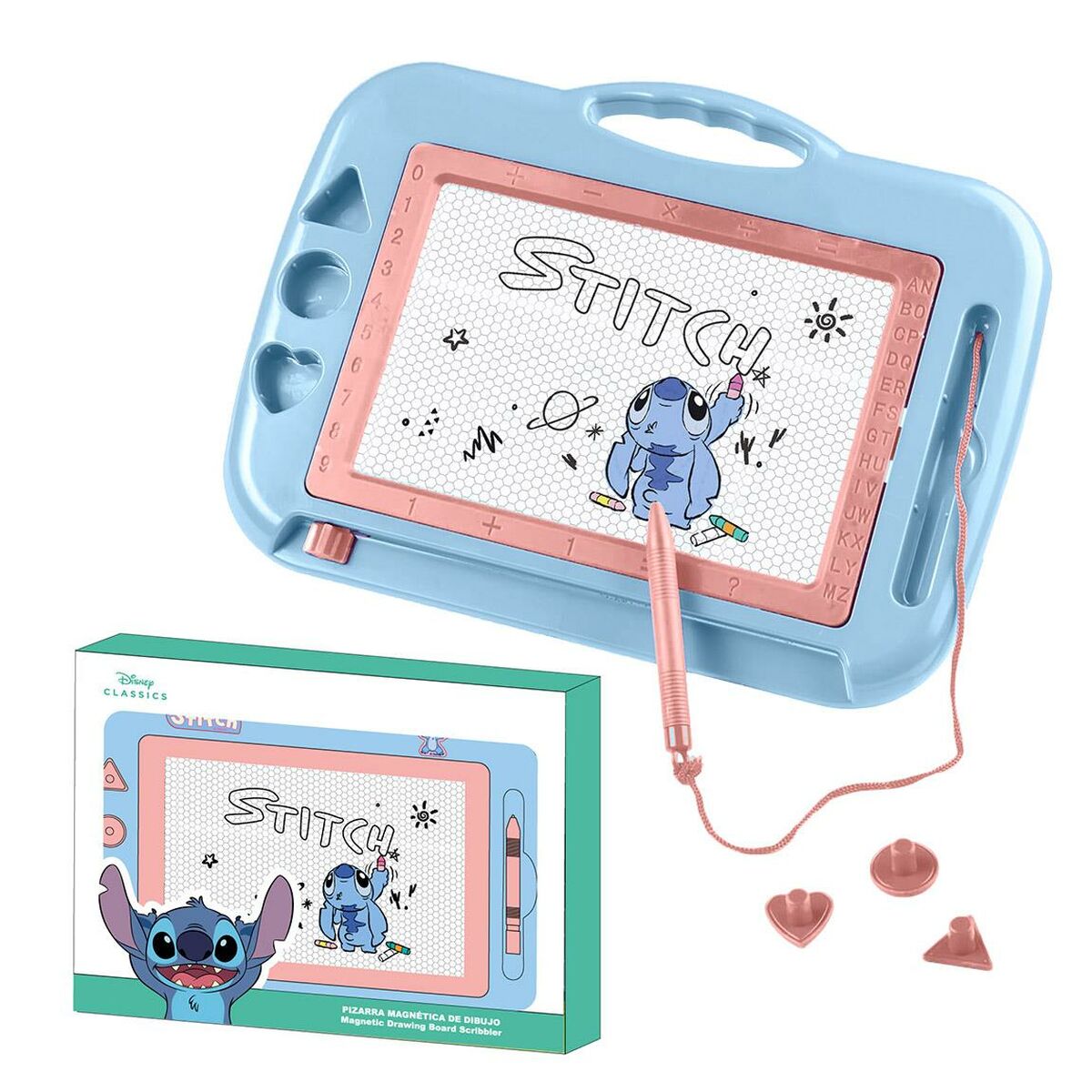 Quadro Mágico Stitch Azul 100 % ABS