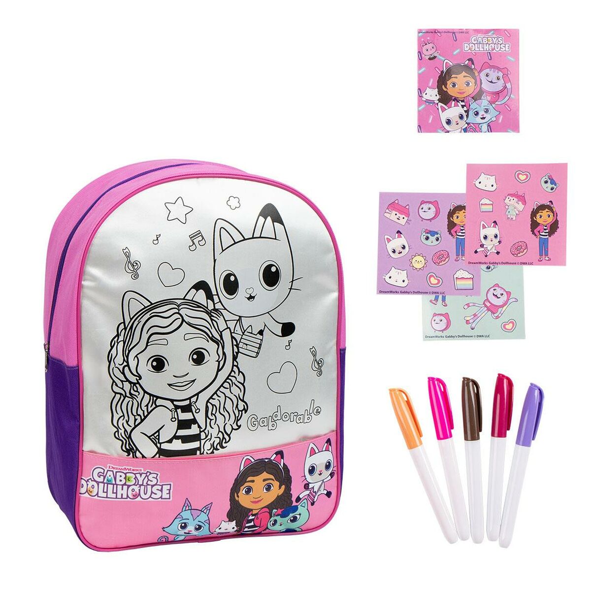 Conjunto de Desenho Gabby's Dollhouse