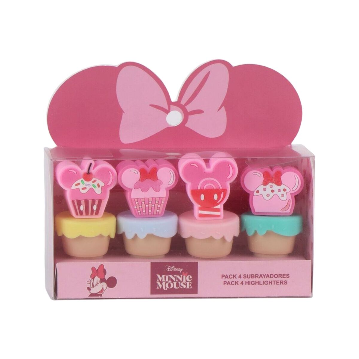Conjunto de Marcadores Minnie Mouse Cor de Rosa 5 Peças
