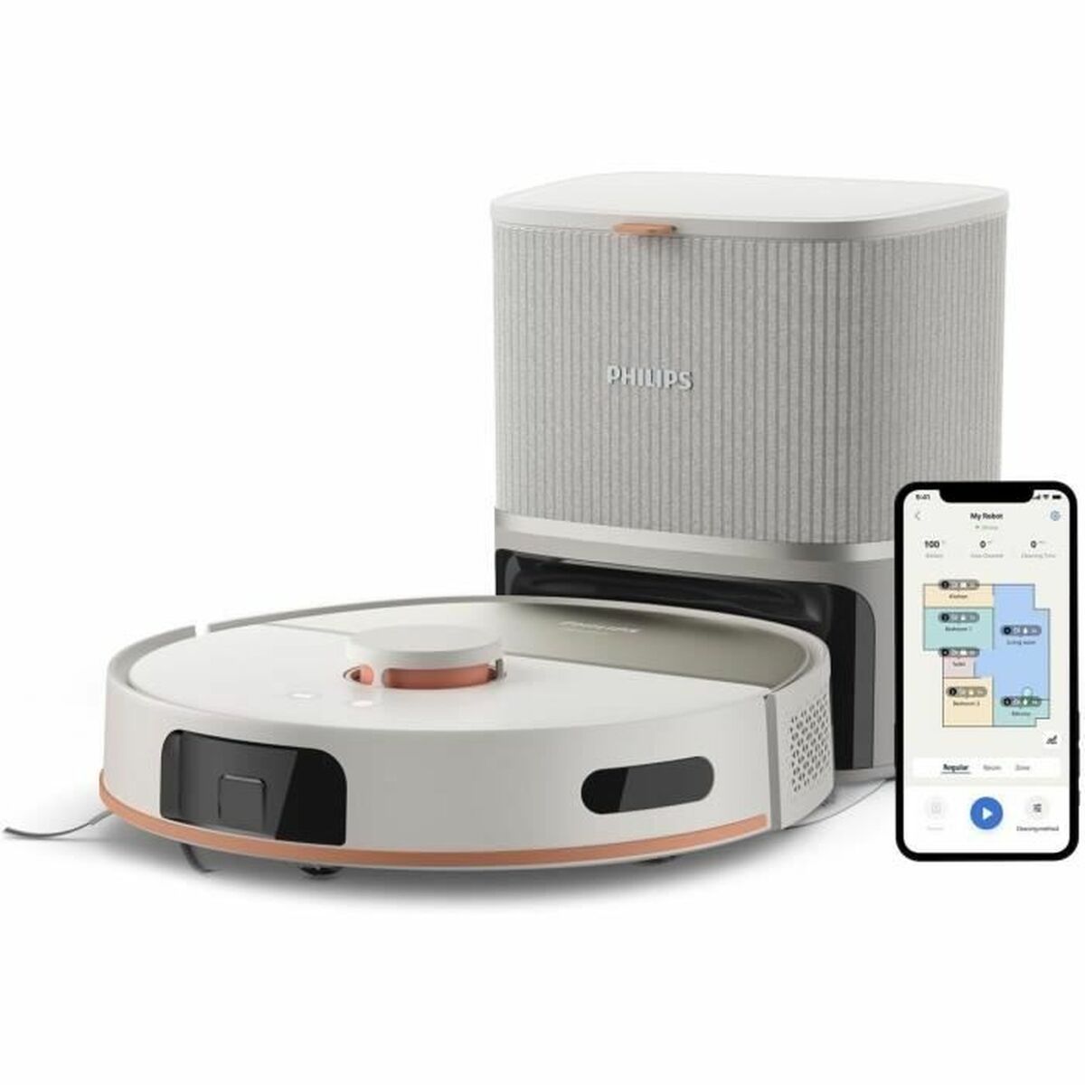 Robot Aspirador Philips 4800 mAh