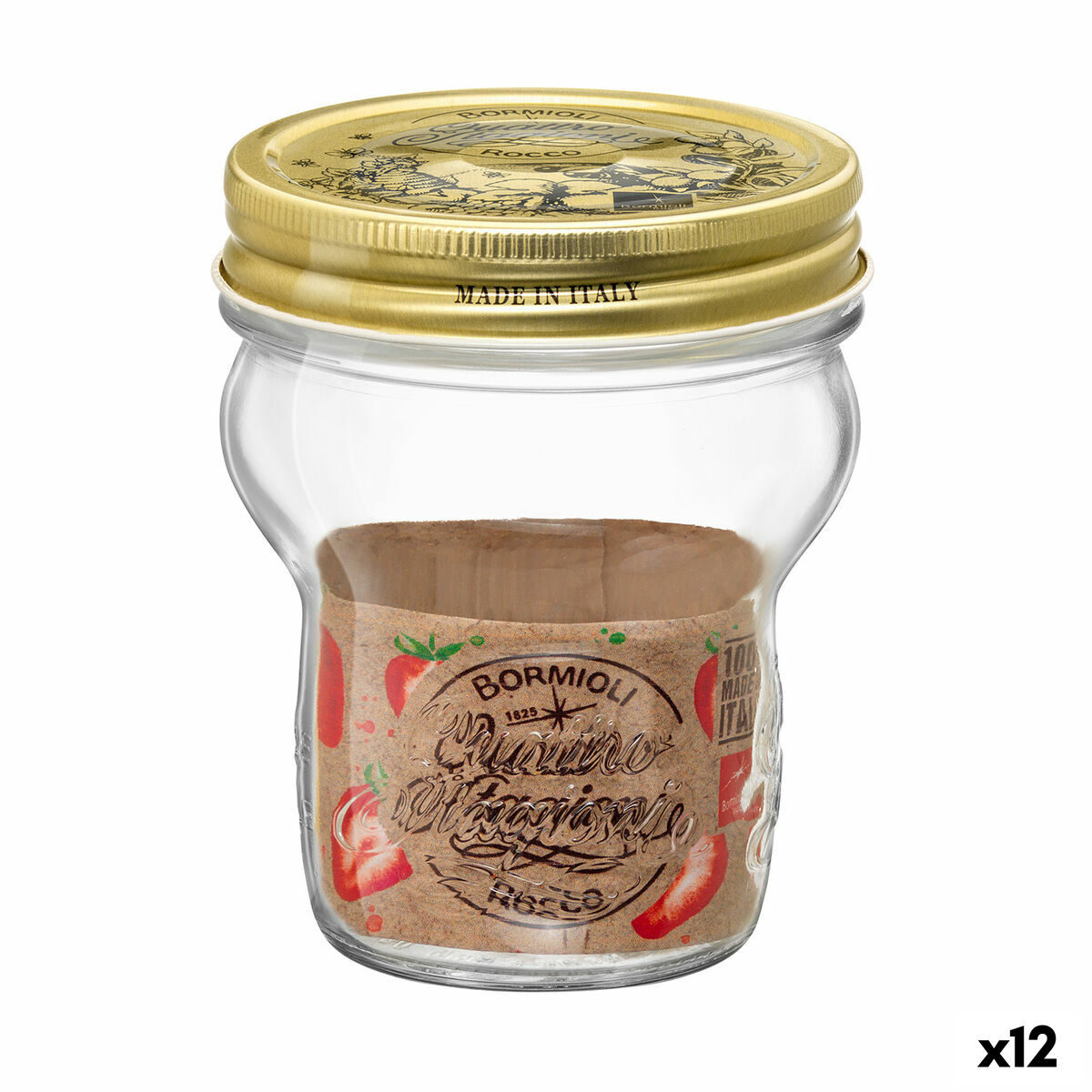 Recipiente para Conservar Alimentos Bormioli Rocco Quattro Stagioni Transparente 270 ml (12 Unidades)