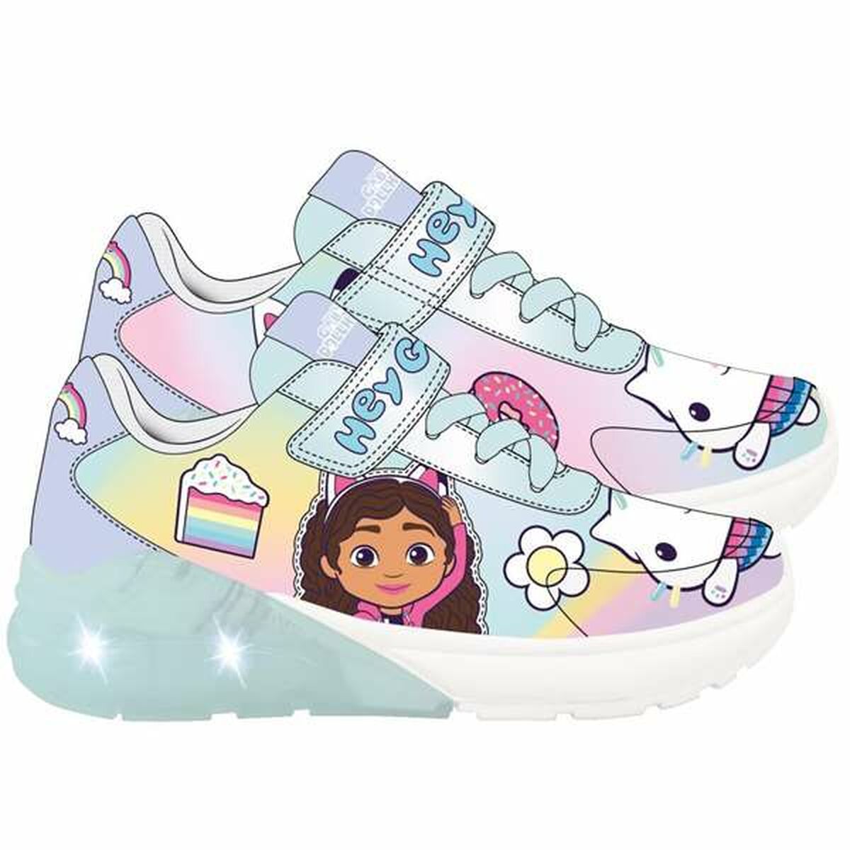 Sapatilhas Desportivas com LED Gabby's Dollhouse Lilás