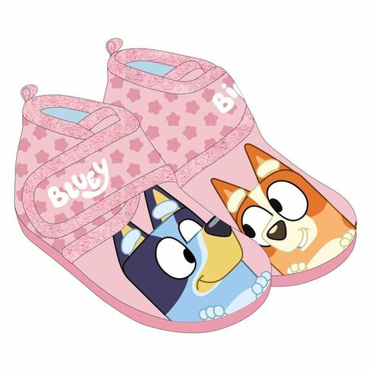 Chinelos de casa Bluey Cor de Rosa