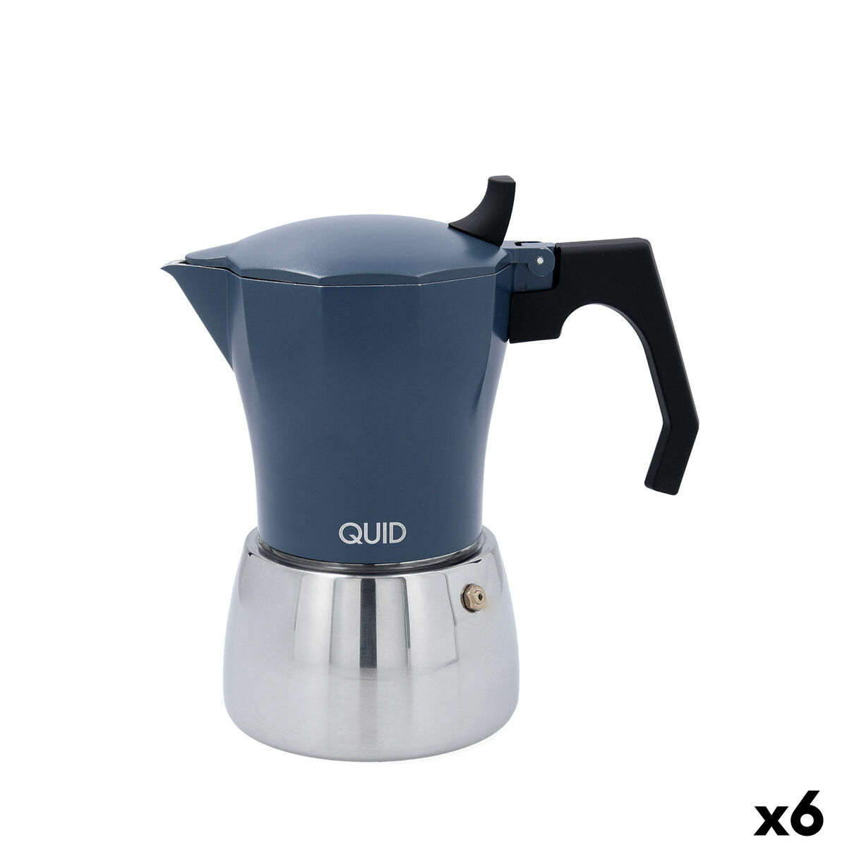 Cafeteira Italiana Quid Baltic Branco Metal 9 Copos (6 Unidades)