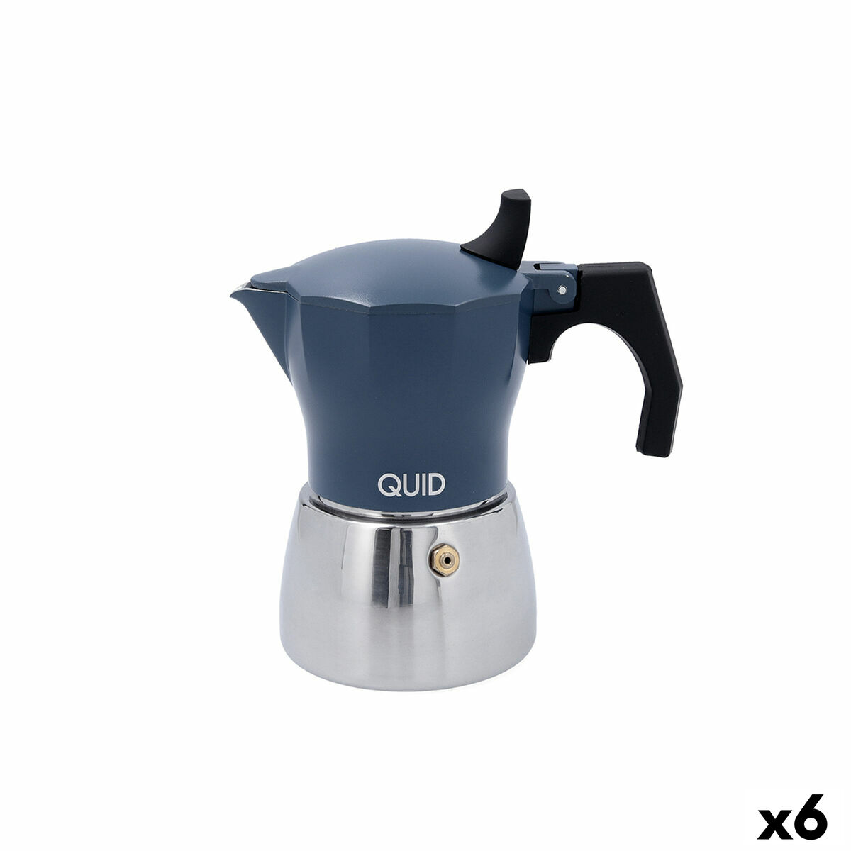 Cafeteira Italiana Quid Baltic Branco Metal 3 Kopjes (6 Unidades)