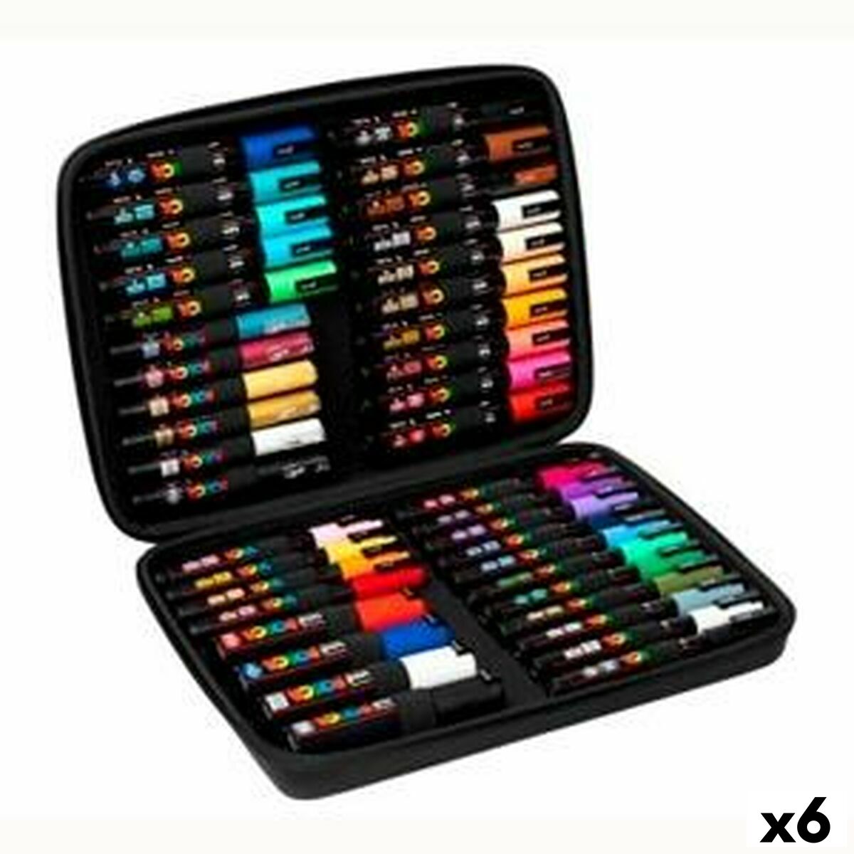 Conjunto de Marcadores POSCA NEOPRENO Multicolor (6 Unidades)