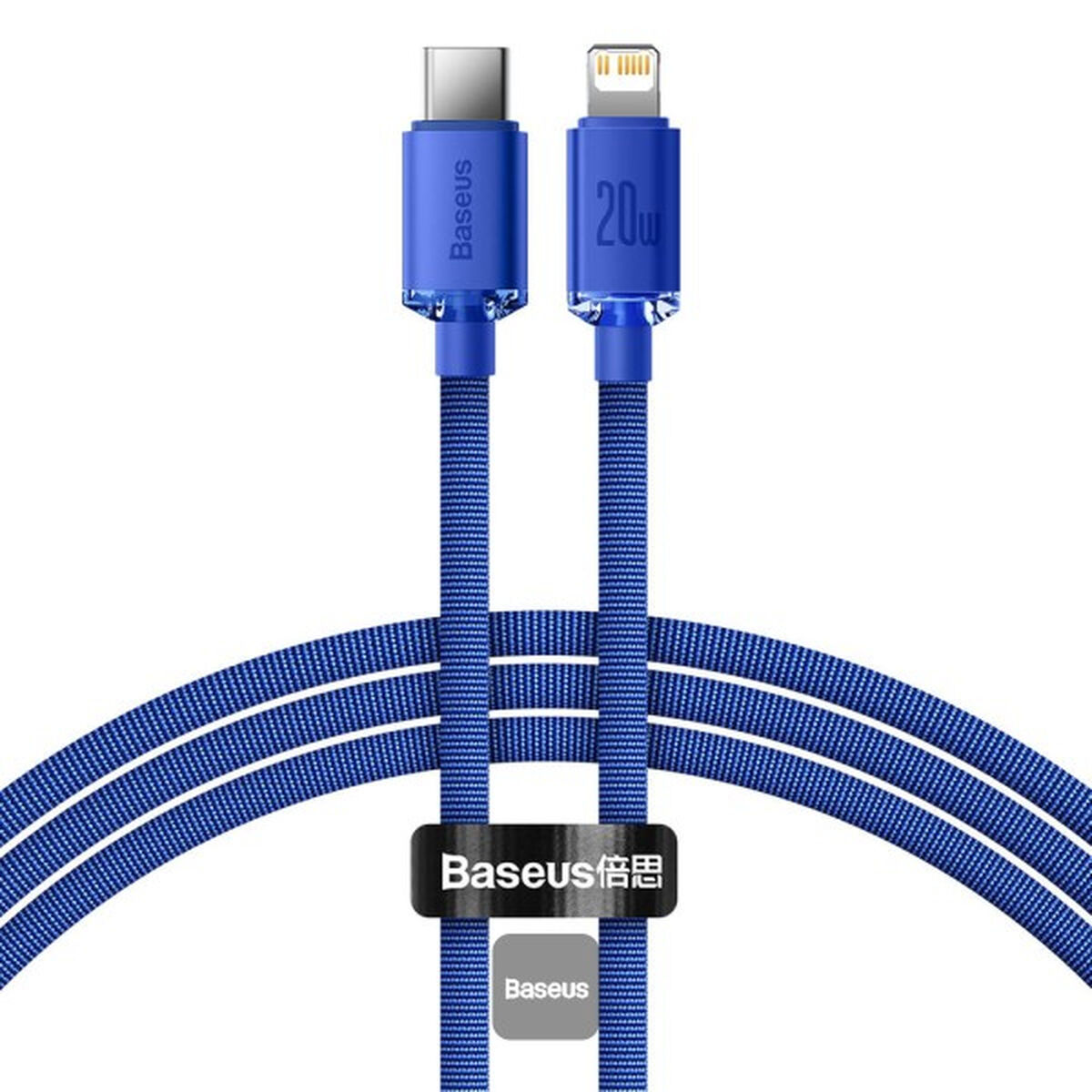 Cabo USB-C para Lightning Baseus CAJY000203 Azul 1,2 m