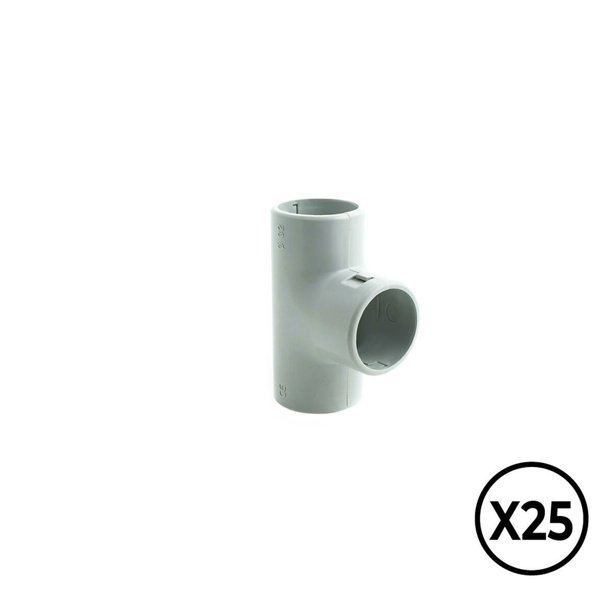 Braçadeira Tupersa PVC Forma de T (25 Unidades)