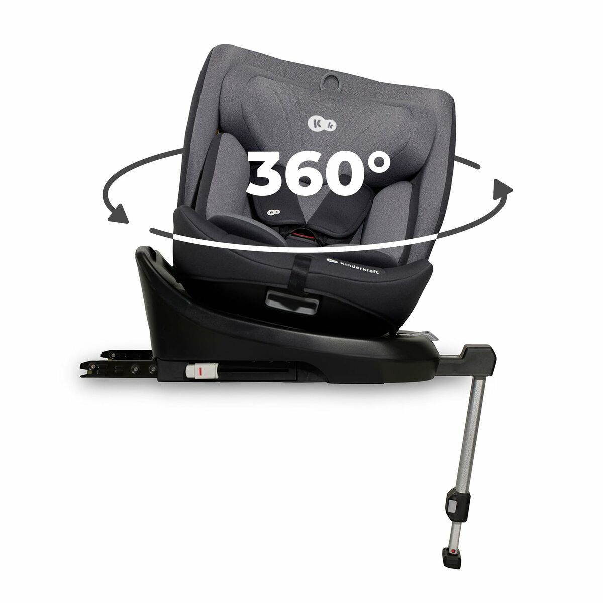 Cadeira para Automóvel Kinderkraft KCI36000GRY0000 Cinzento
