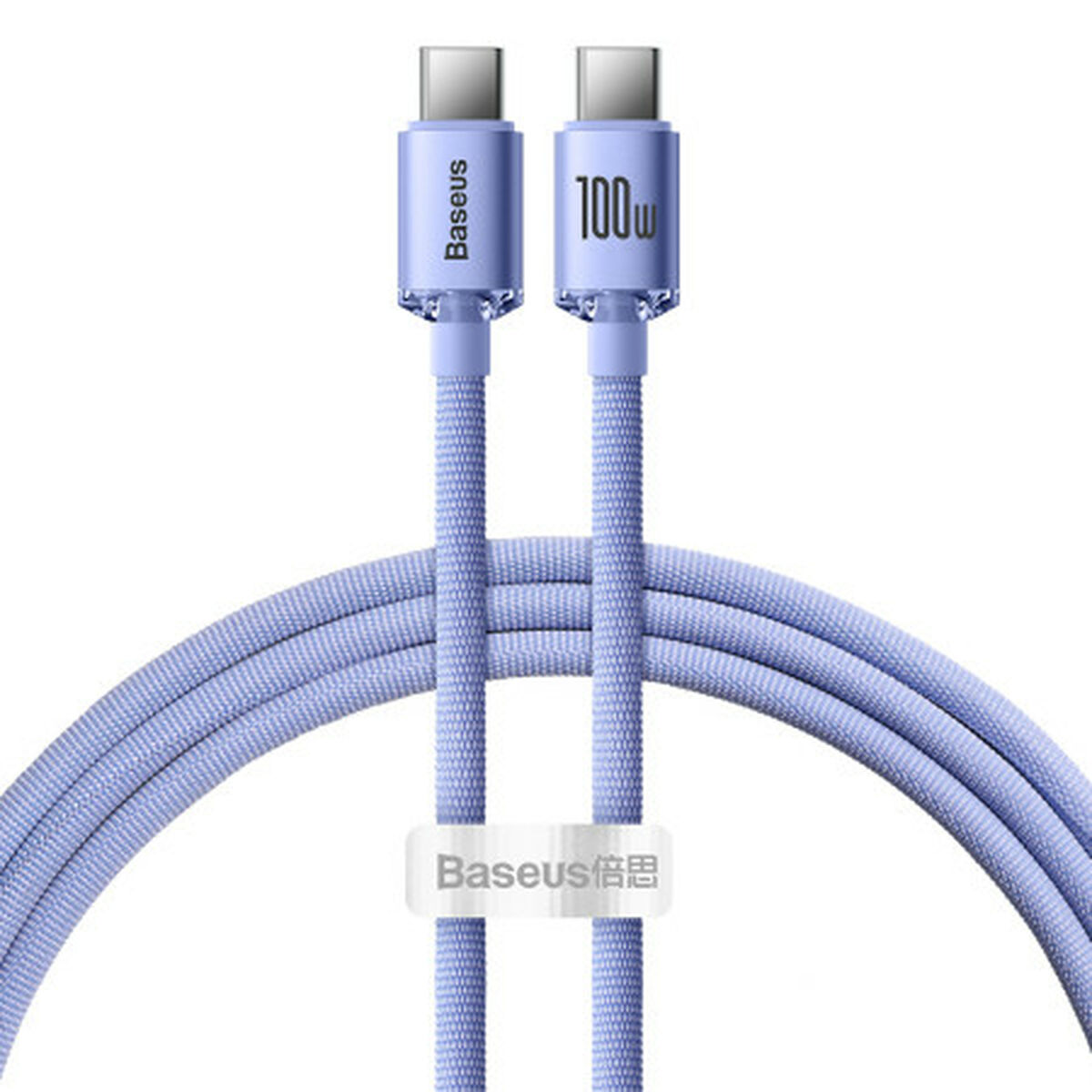 Cabo USB-C para USB-C Baseus CAJY000605 Violeta