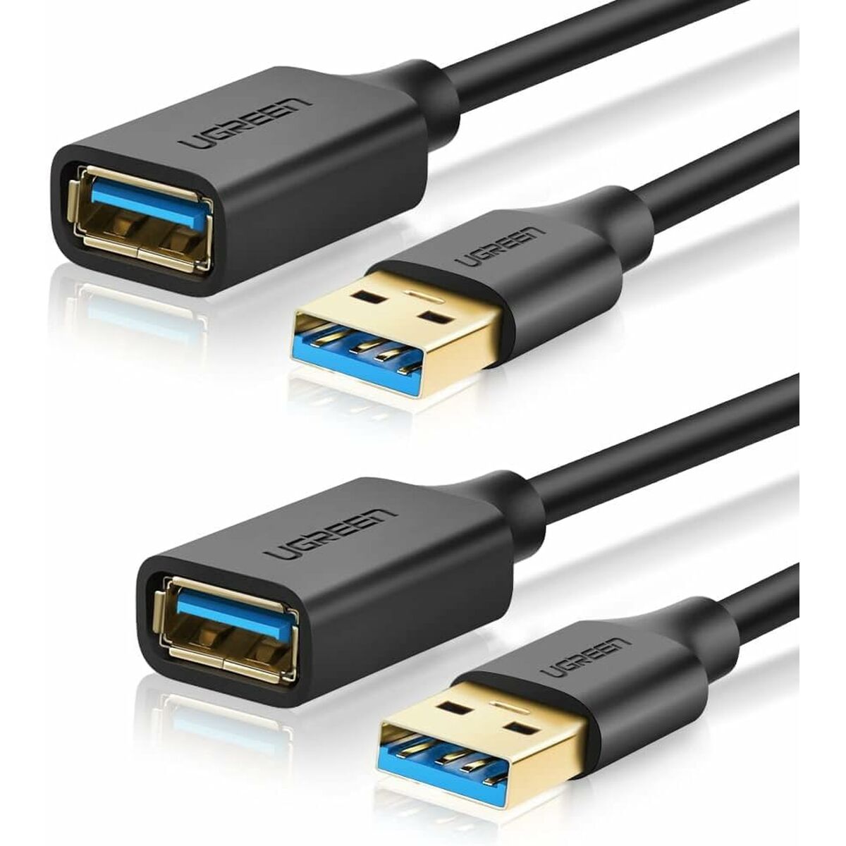 Cabo Alargador USB Ugreen 10368B Preto 1 m
