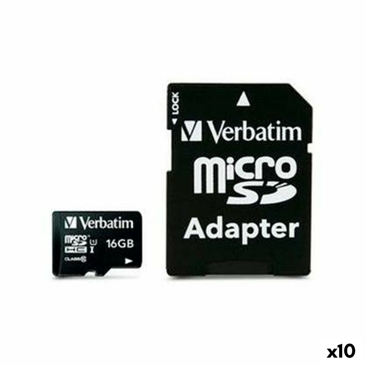Cartão de Memória SDHC Verbatim 16 GB (10 Unidades)