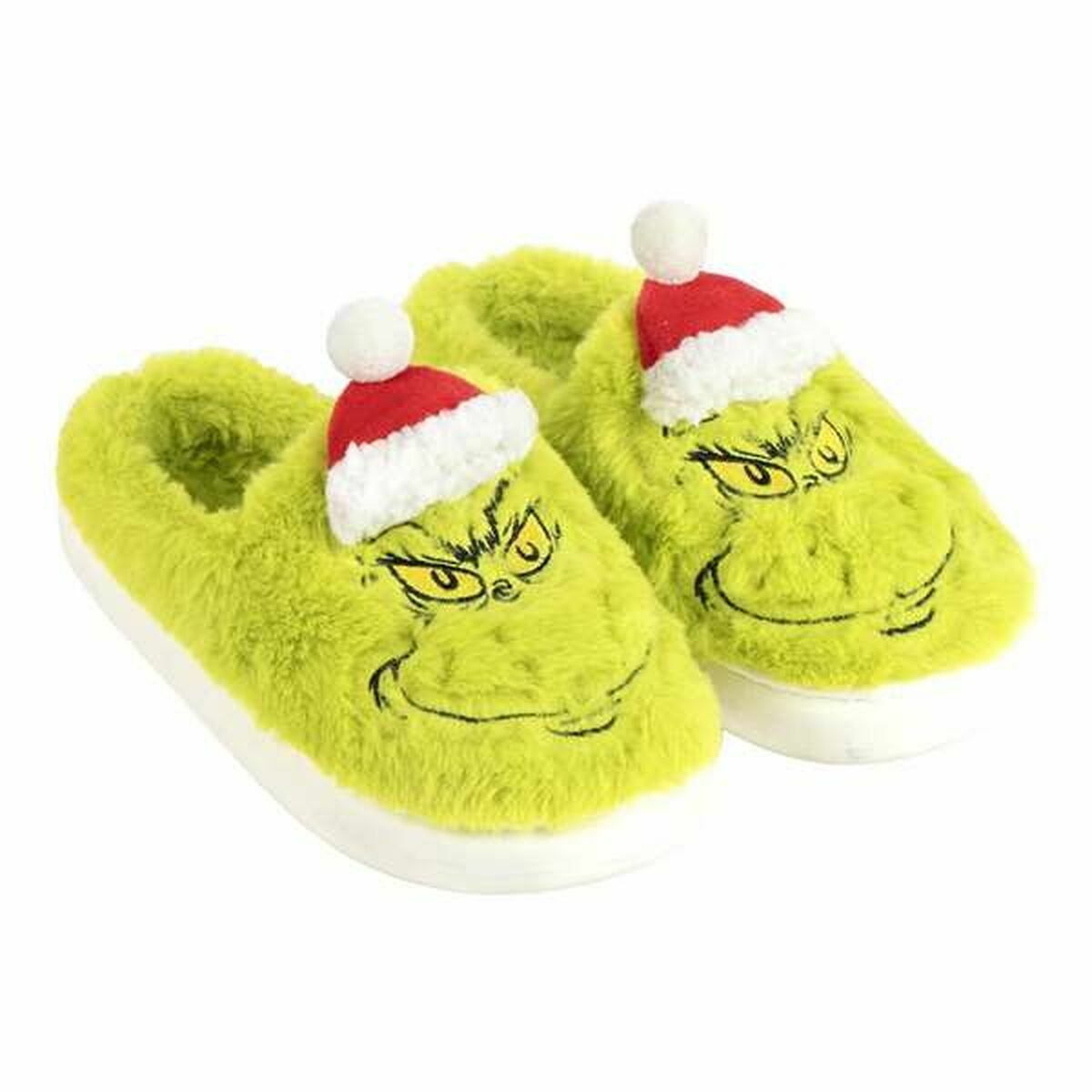 Chinelos de casa The Grinch Verde