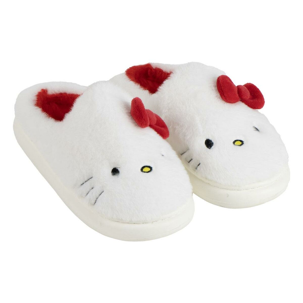Chinelos de casa Hello Kitty Branco