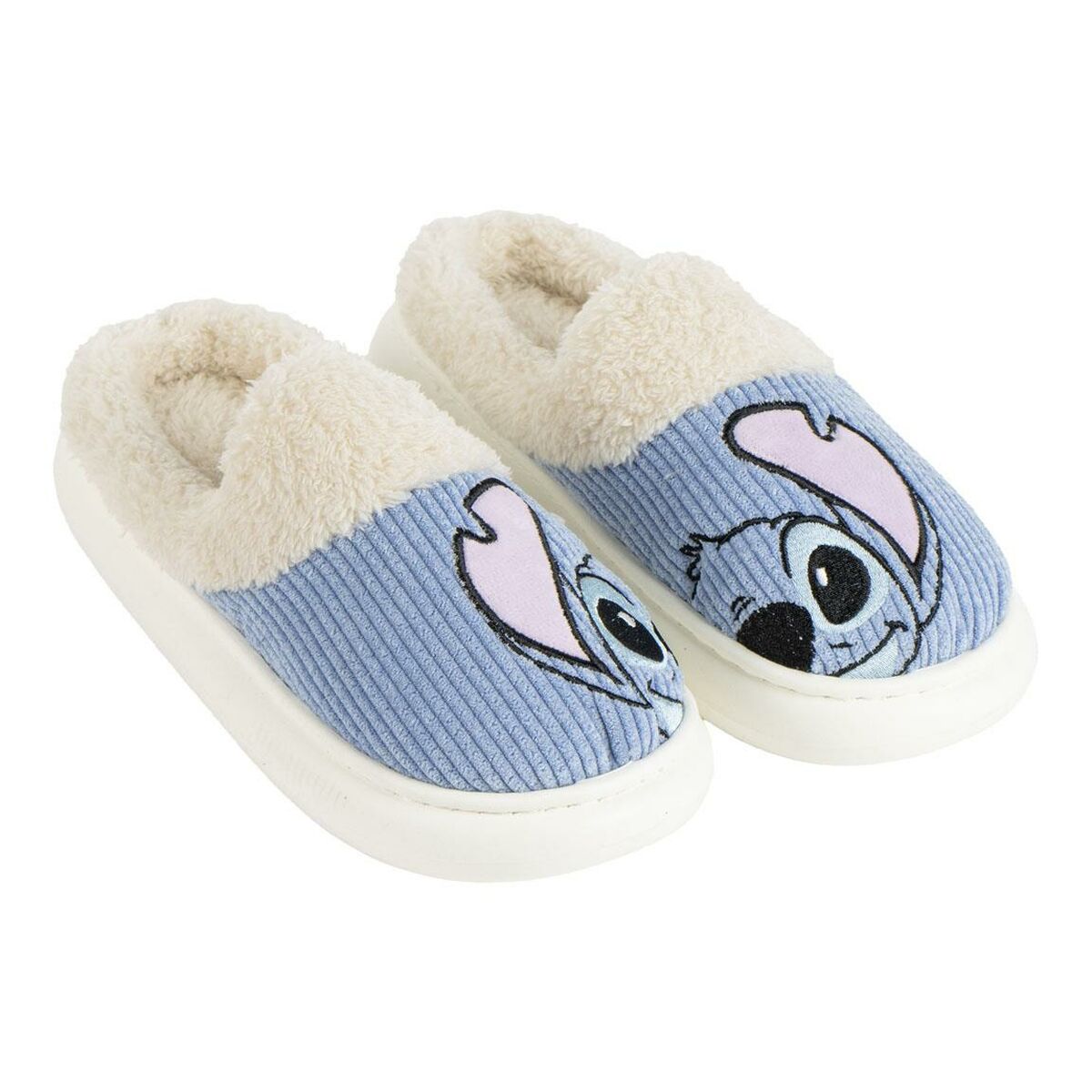 Chinelos de casa Stitch Azul