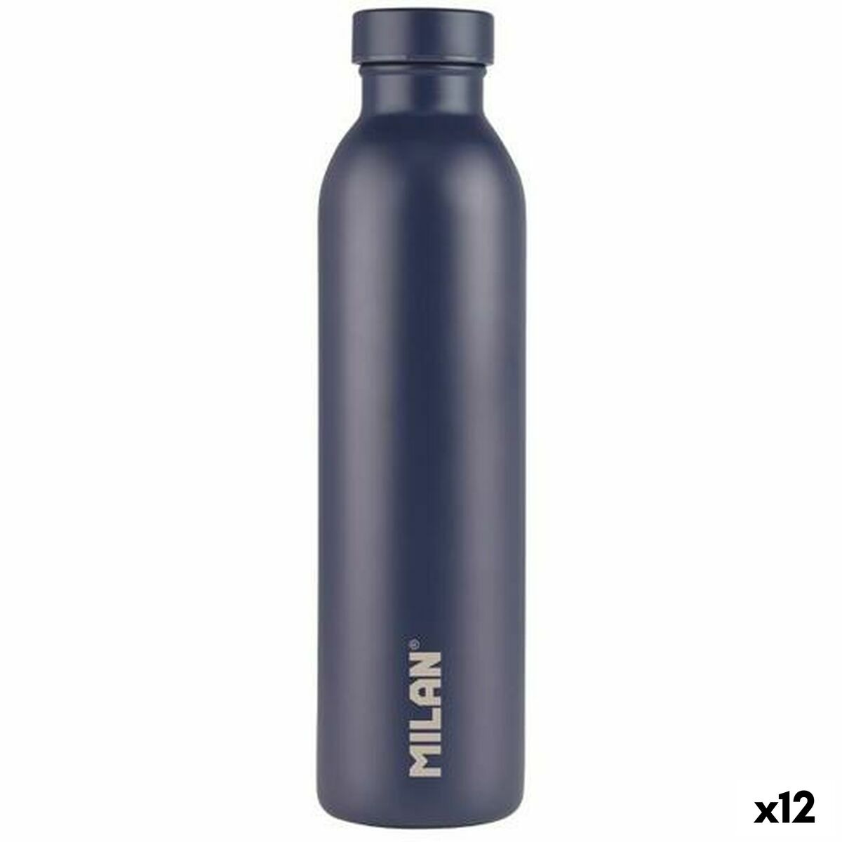 Garrafa Térmica Milan Azul Marinho Aço inoxidável 591 ml