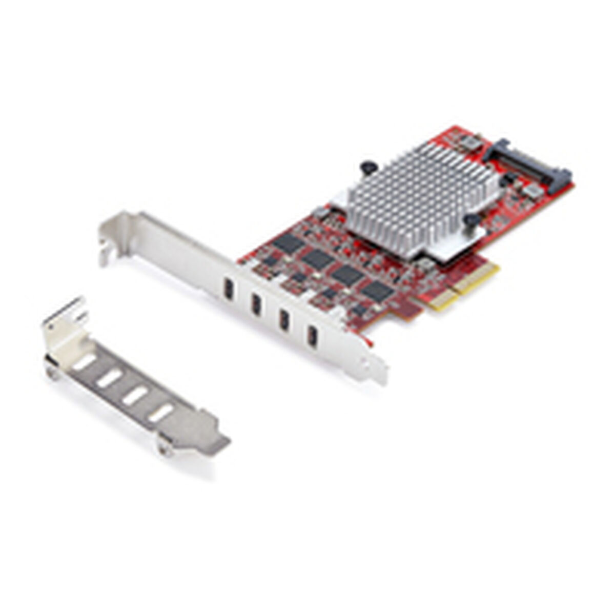 Cabo USB Startech P10Q4C-USB-CARD Vermelho