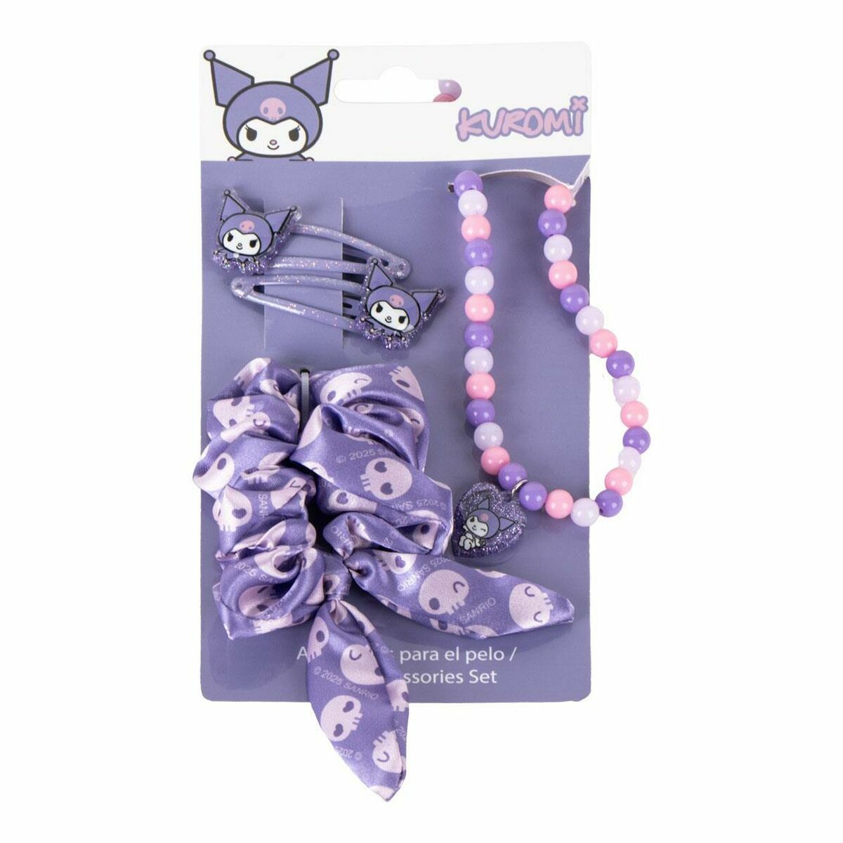 Acessórios para o Cabelo Hello Kitty Roxo 4 Peças