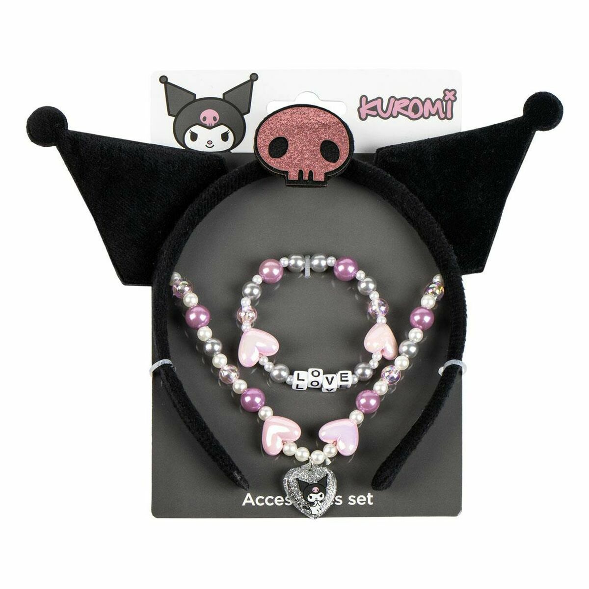 Kit de Joalharia Hello Kitty 3 Peças