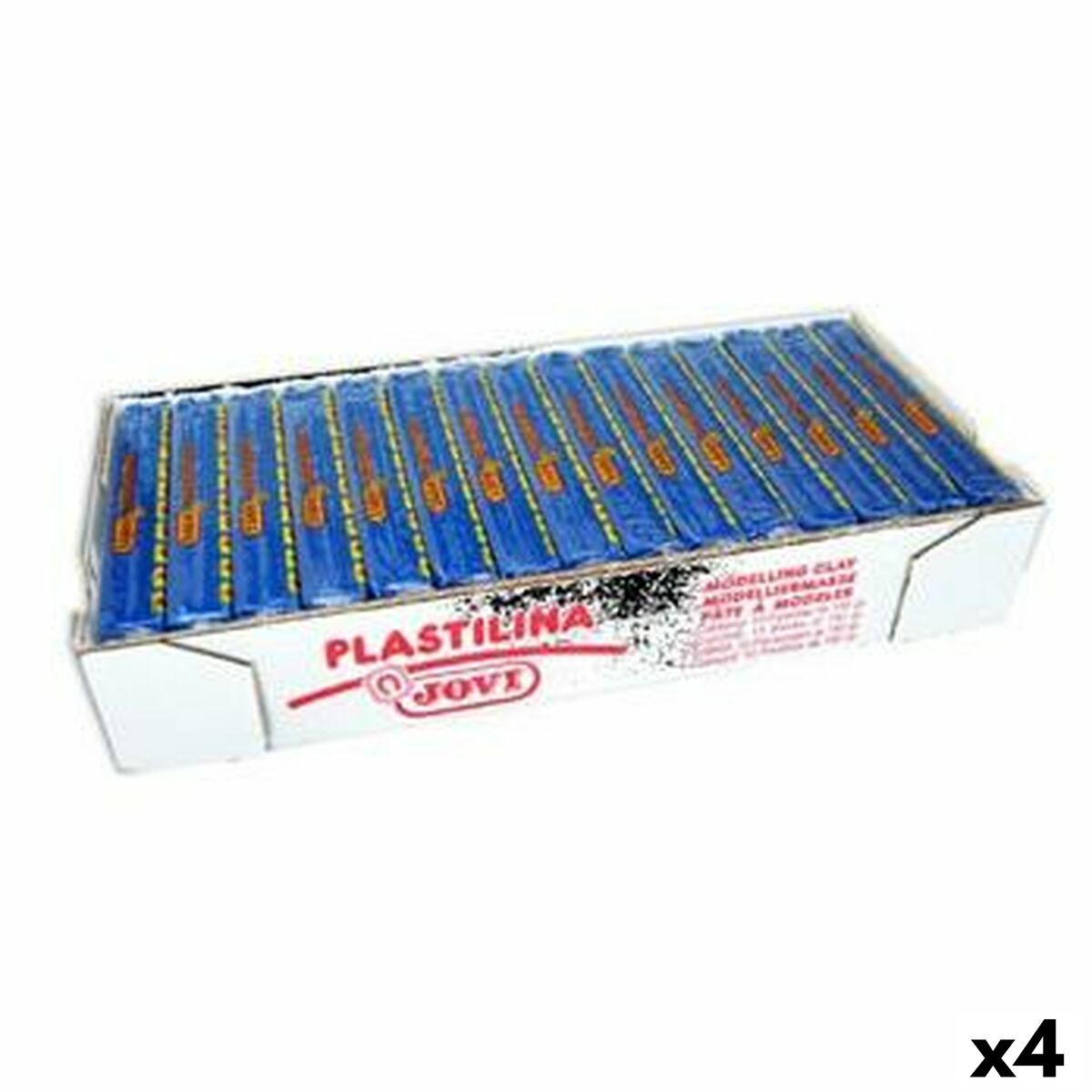 Plasticina Jovi Azul escuro 15 Peças (4 Unidades)