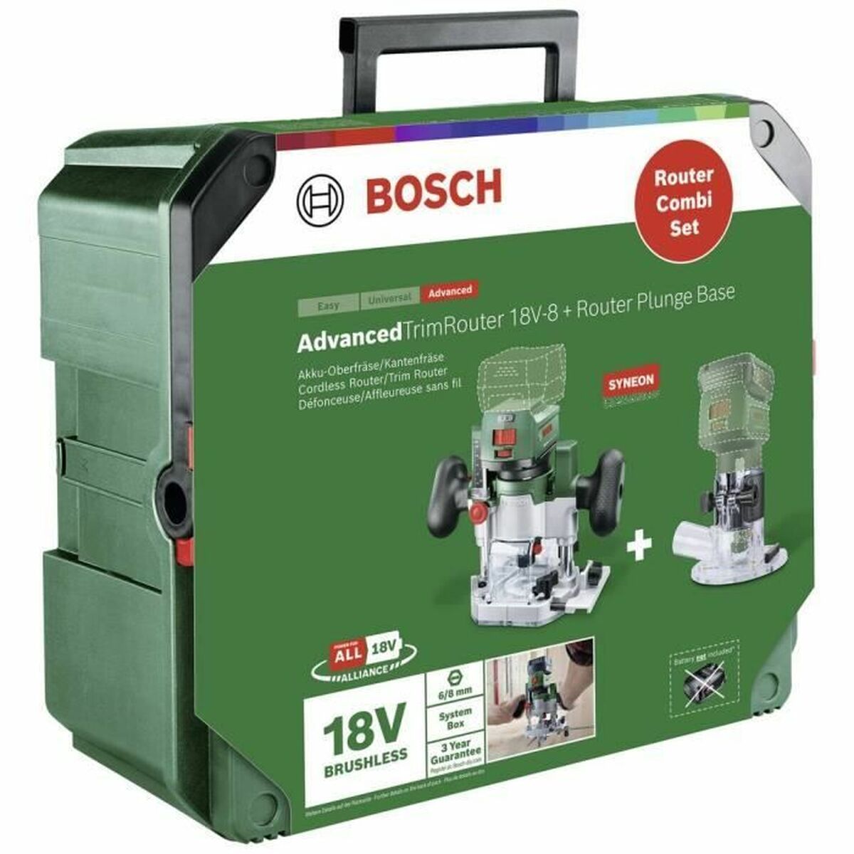 Tesoura Elétrica BOSCH AdvancedTrimRouter 18V-8 18 V