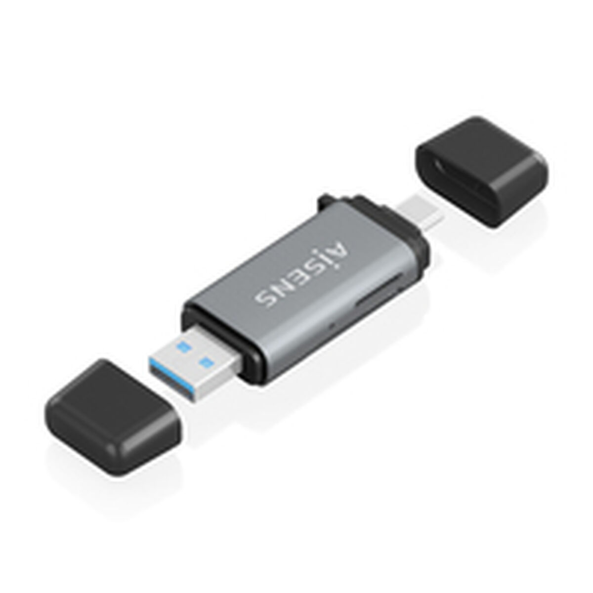 Leitor de Cartões Aisens ASCR-2AC11-GR Cinzento
