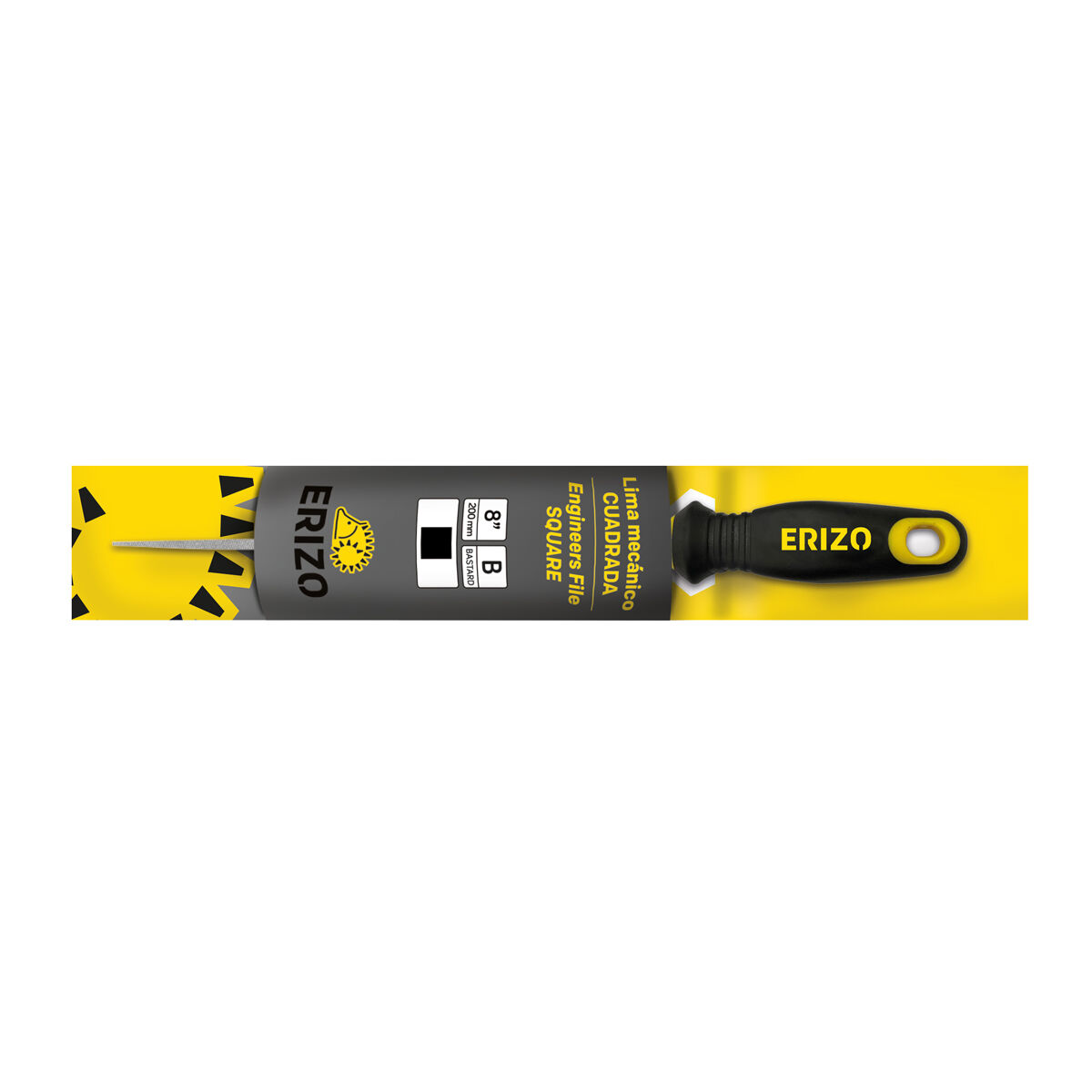 Lima ERIZO 8" Quadrado Entrefina (feijão-lima)