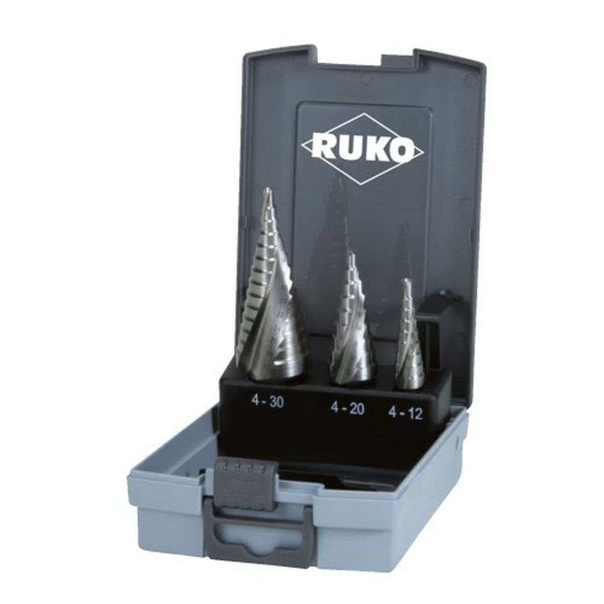 Conjunto de brocas RUKO 101026RO Aço de alta velocidade (HSS) Estojo 3 Peças